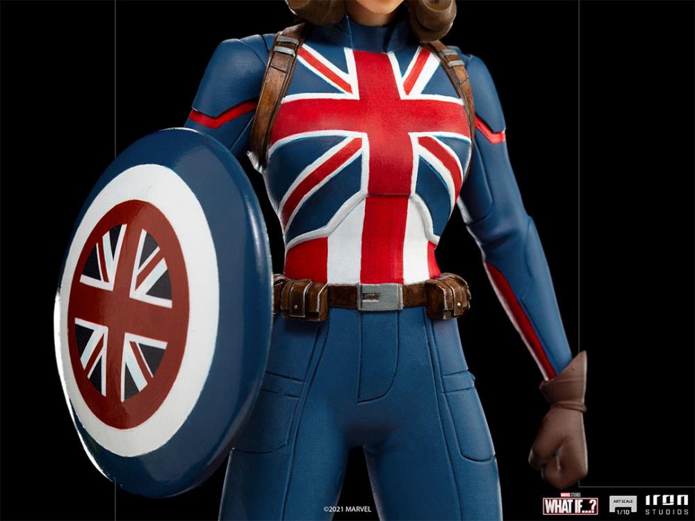Iron Studios Marvel What If...? Captain Carter 1/10 Art Scale Limited Edition Statue - View 12