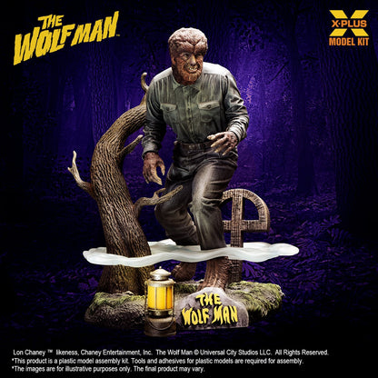 X-Plus Universal Monsters Lon Chaney Jr. as The Wolf Man 1/8 Scale Model Kit (Reissue, 9-Inch) - View 6