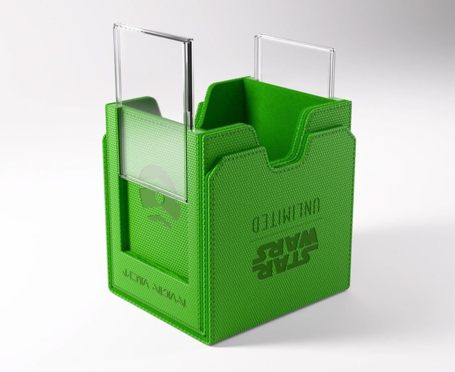 Gamegenic Star Wars: Unlimited Twin Suns Green Deck Pod in Hexafyber Material - View 6
