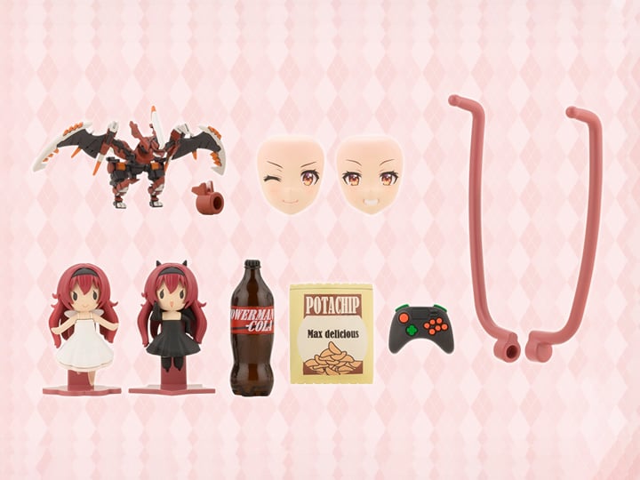 Kotobukiya Sousai Shoujo Teien After School Angel and Devil's Temptation 1/10 Scale Accessory Set - View 2