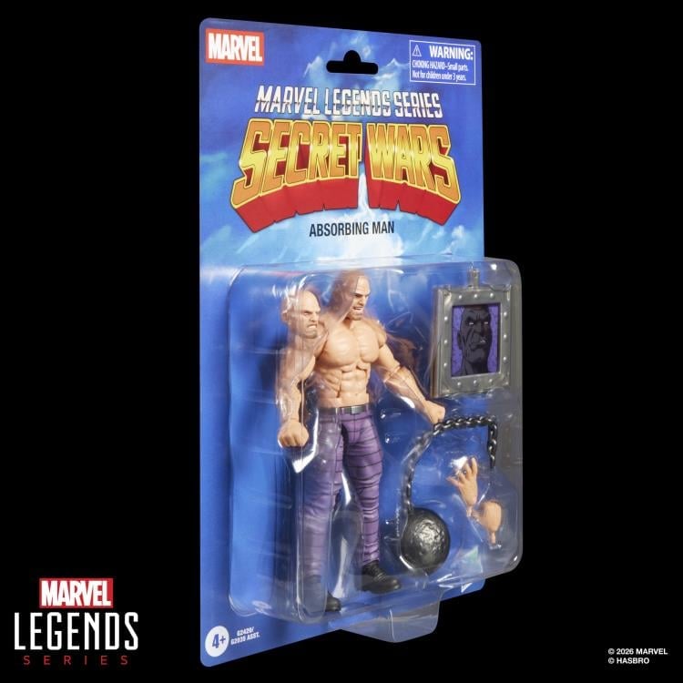 Hasbro Marvel Legends Secret Wars Absorbing Man Plastic Action Figure - View 13