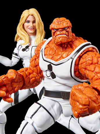 Hasbro Marvel Legends Future Foundation Marvel's The Thing & Marvel's Invisible Woman Action Figure Two-Pack
