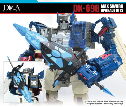 DNA Design DK-69B Max Sword Upgrade Kit ABS and PVC Model Accessory Set - View 6