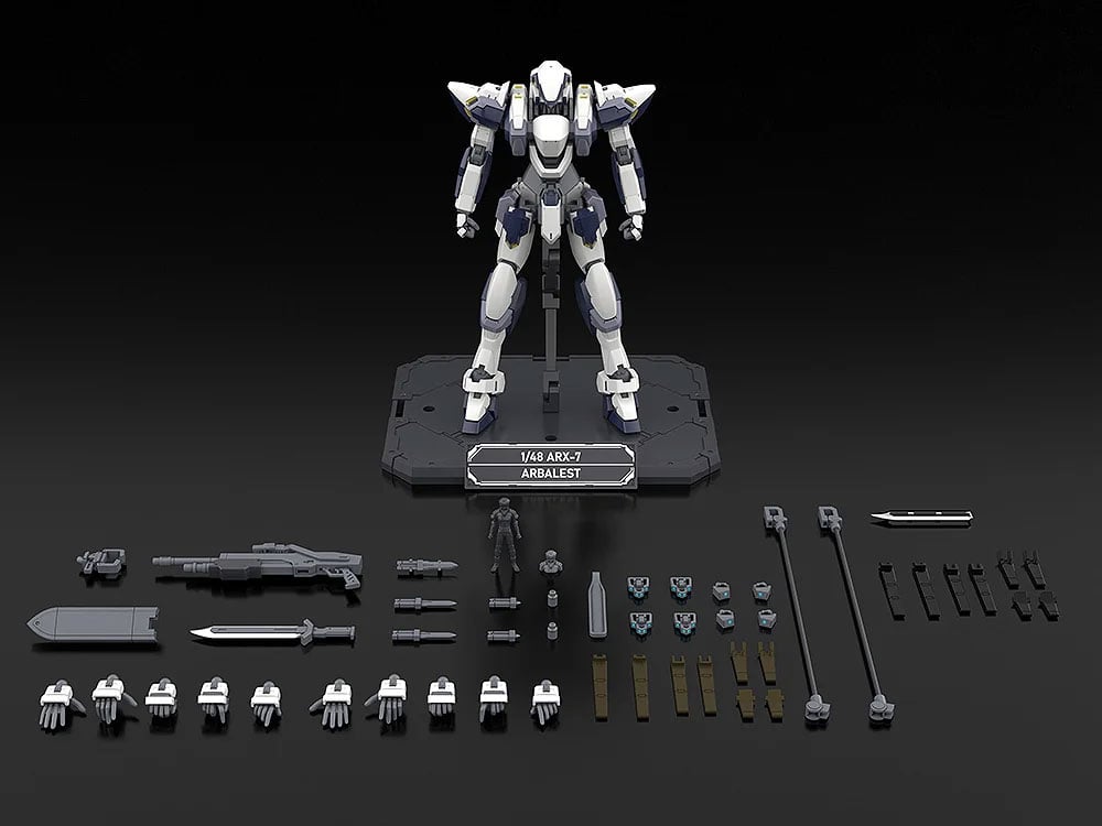 Kadokawa Full Metal Panic! Plastic Model Series ARX-7 Arbalest 1/48 Scale Model Kit Special Set - View 20