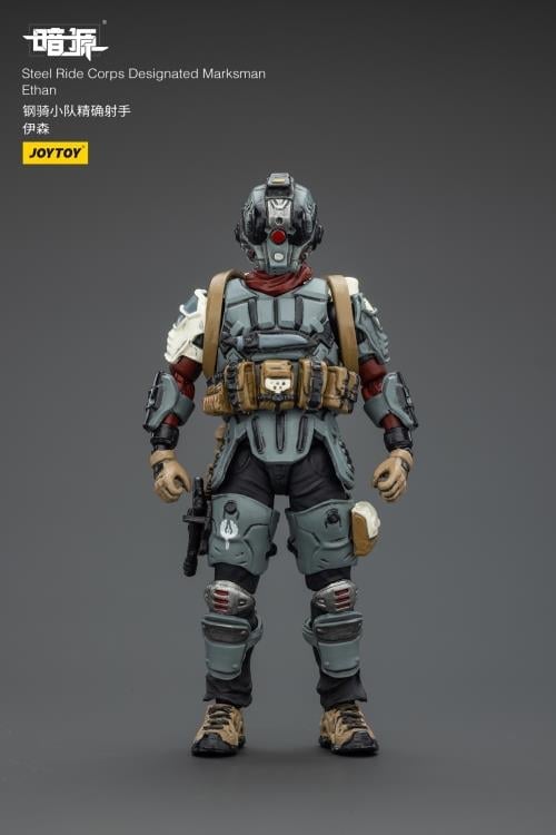 JoyToy Dark Source Steel Ride Corps Designated Marksman Ethan 1/25 Scale 3-Inch Action Figure - View 3