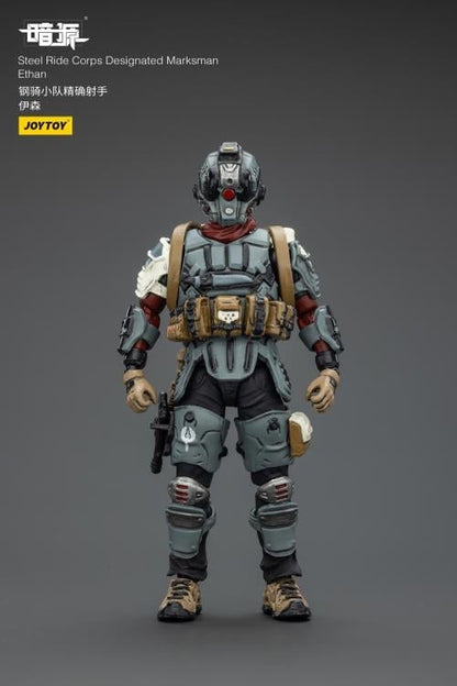 JoyToy Dark Source Steel Ride Corps Designated Marksman Ethan 1/25 Scale 3-Inch Action Figure - View 3