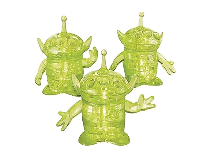 BePuzzled Toy Story Aliens Green 3D Crystal Puzzle in Plastic - View 2