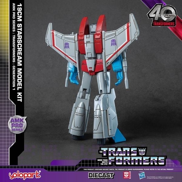Yolopark Transformers AMK Pro Starscream 7.5-Inch Plastic Model Kit - View 4