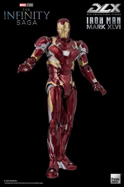 threezero Marvel Avengers: Infinity Saga DLX Iron Man Mark 46 1/12 Scale 7-Inch Action Figure - View 7