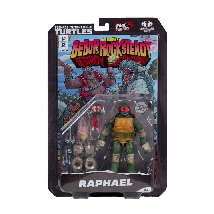 McFarlane Toys Teenage Mutant Ninja Turtles Page Punchers Raphael 5-Inch Action Figure with Comic - View 10
