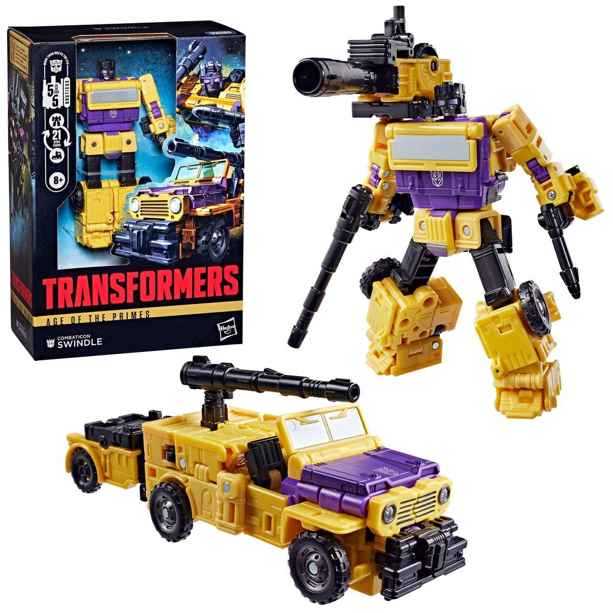 Hasbro Transformers: Age of the Primes Voyager Class Combaticon Swindle Plastic Action Figure - View 6