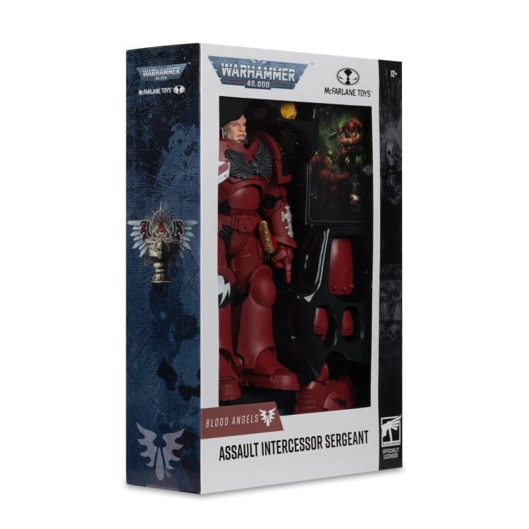 McFarlane Toys Warhammer 40,000 Blood Angels Assault Intercessor Sergeant Plastic Action Figure - View 13