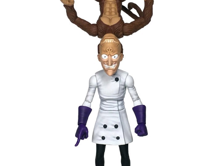 Premium DNA Earthworm Jim Professor Monkey-For-A Head 1/12 Scale Figure - View 2