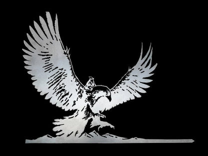 Weta Workshop Metalbird The Lord of the Rings Gandalf on Gwaihir Metal Tree Sign - View 2