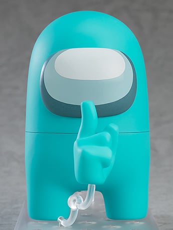 Good Smile Among Us Nendoroid No.1791b Crewmate Cyan 4-Inch Plastic Figure