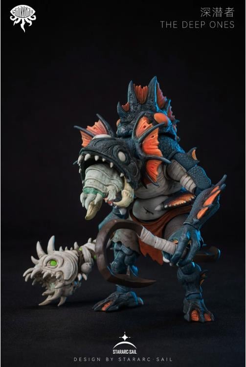 StarArc Toys Cthulhu San Zero The Deep One Orange Ver. 1/12 Scale 5-Inch Action Figure - View 6