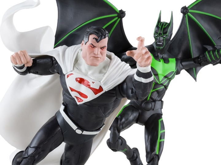 McFarlane Toys DC Multiverse Batman Beyond Comic Batman vs. Justice Lord Superman Action Figure Two-Pack - View 2