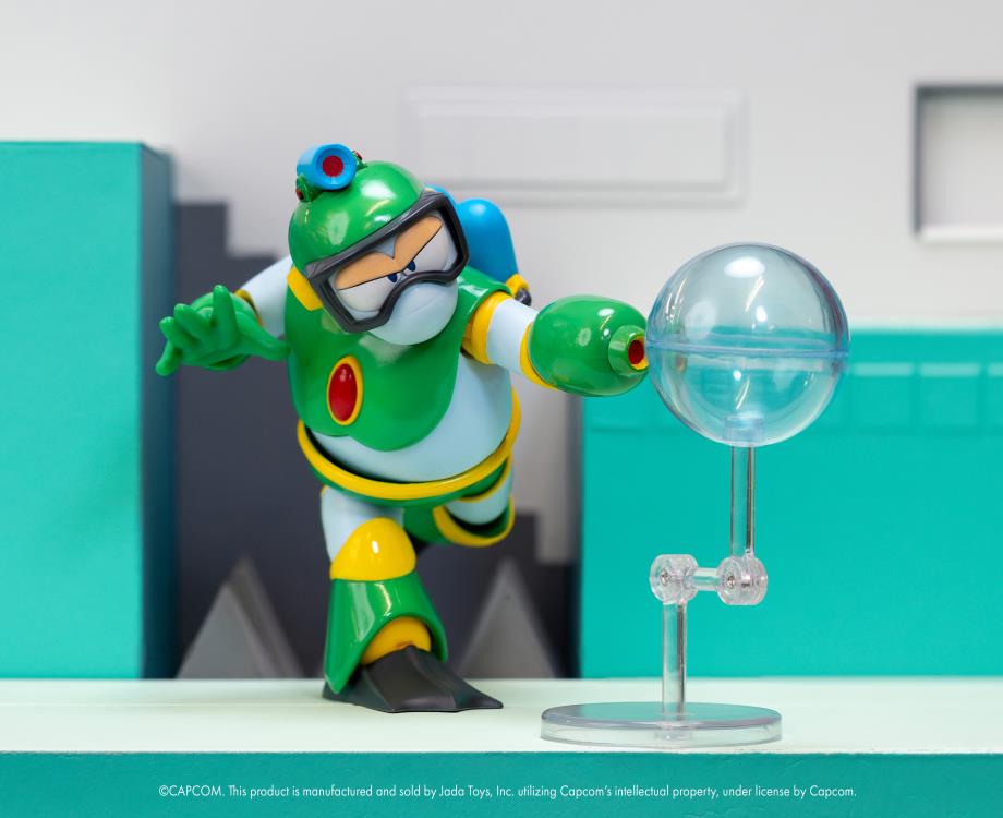 Jada Toys Mega Man Bubble Man Deluxe 1/12 Scale Action Figure - View 8