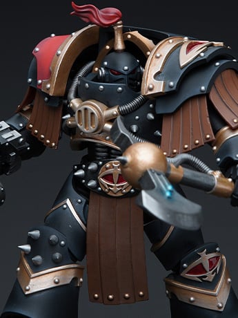 JoyToy Warhammer The Horus Heresy Sons of Horus Justaerin Terminator Squad Justaerin with Carsoran Power Axe 1/18 Scale Action Figure