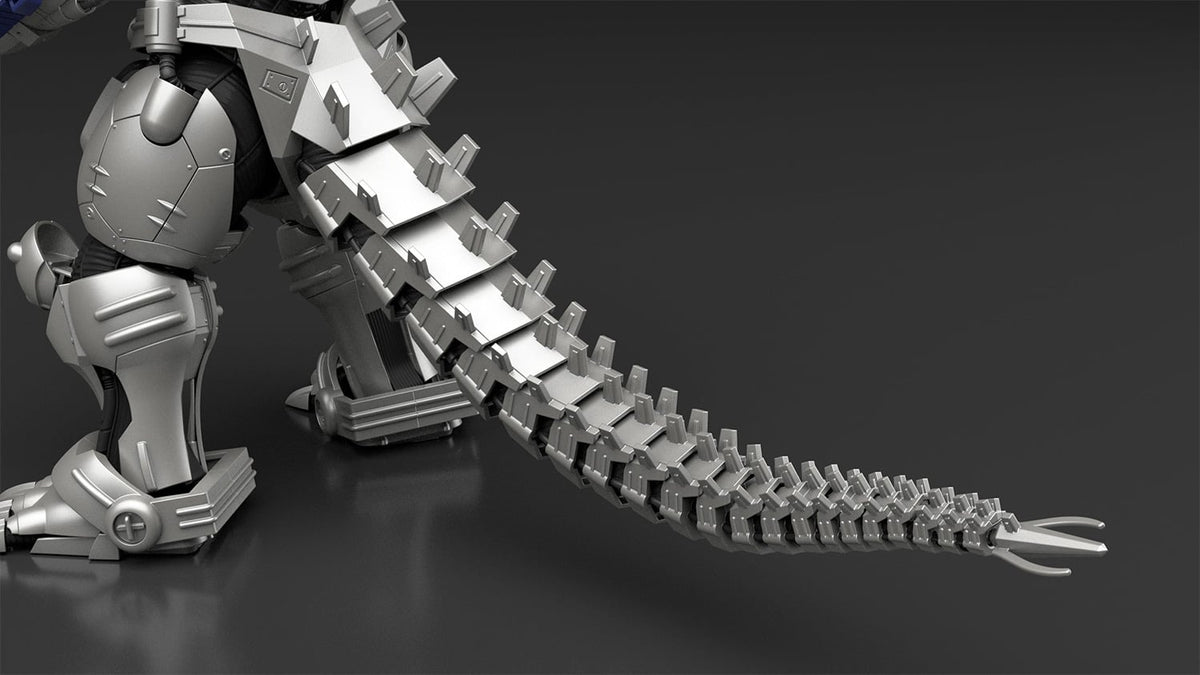 Aoshima Godzilla Against Mechagodzilla Kiryu 9.5-Inch Model Kit (Reissue) - View 16