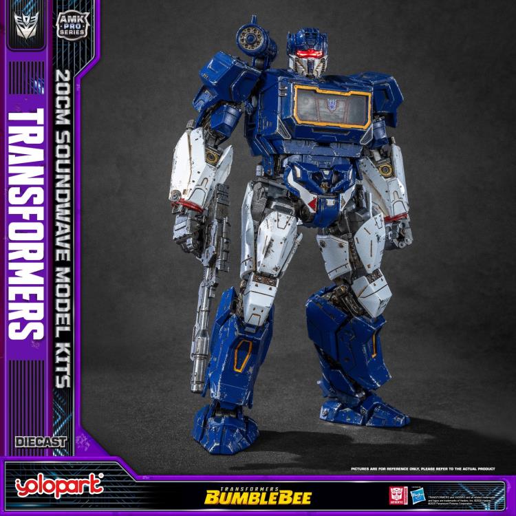 Yolopark Transformers: Bumblebee AMK Pro Soundwave 7.9-Inch Model Kit with Ravage - View 9