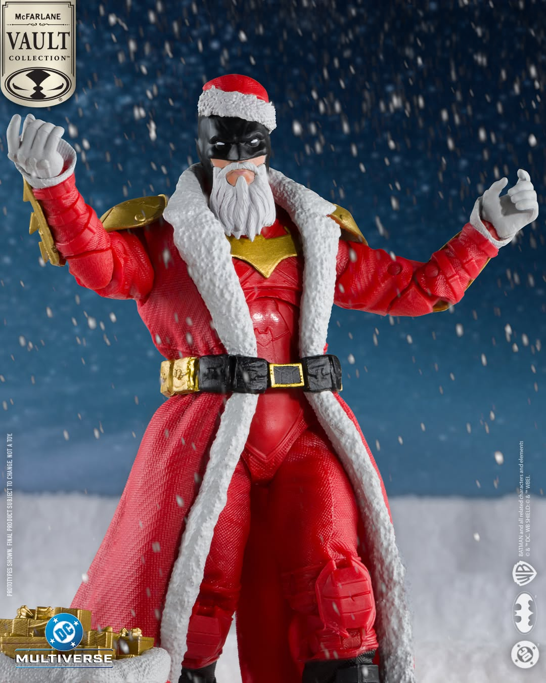 McFarlane Toys DC Multiverse McFarlane Vault Collection Batman (Red Santa Suit) Action Figure - View 4