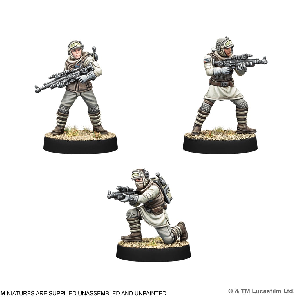 Atomic Mass Games Star Wars: Legion Rebel Veterans Rebel Soldier Plastic Miniatures Unit - View 6