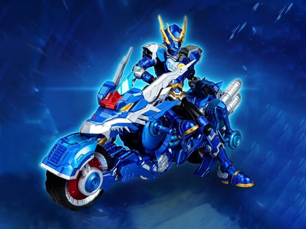 Yi Li Chuang Wan RevEvolution Super Beast Armor Long Jian and Dragon Battle Flash Chariot Model Kit with Bonus - View 3