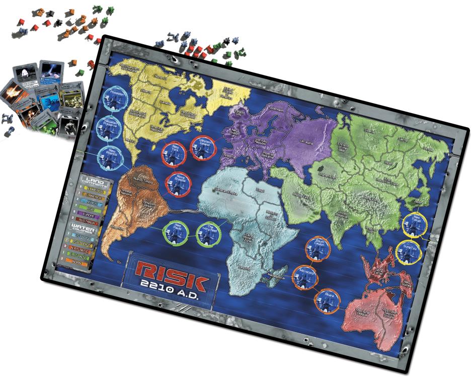 Renegade Game Studios Risk 2210 A.D. Strategy Board Game - View 5