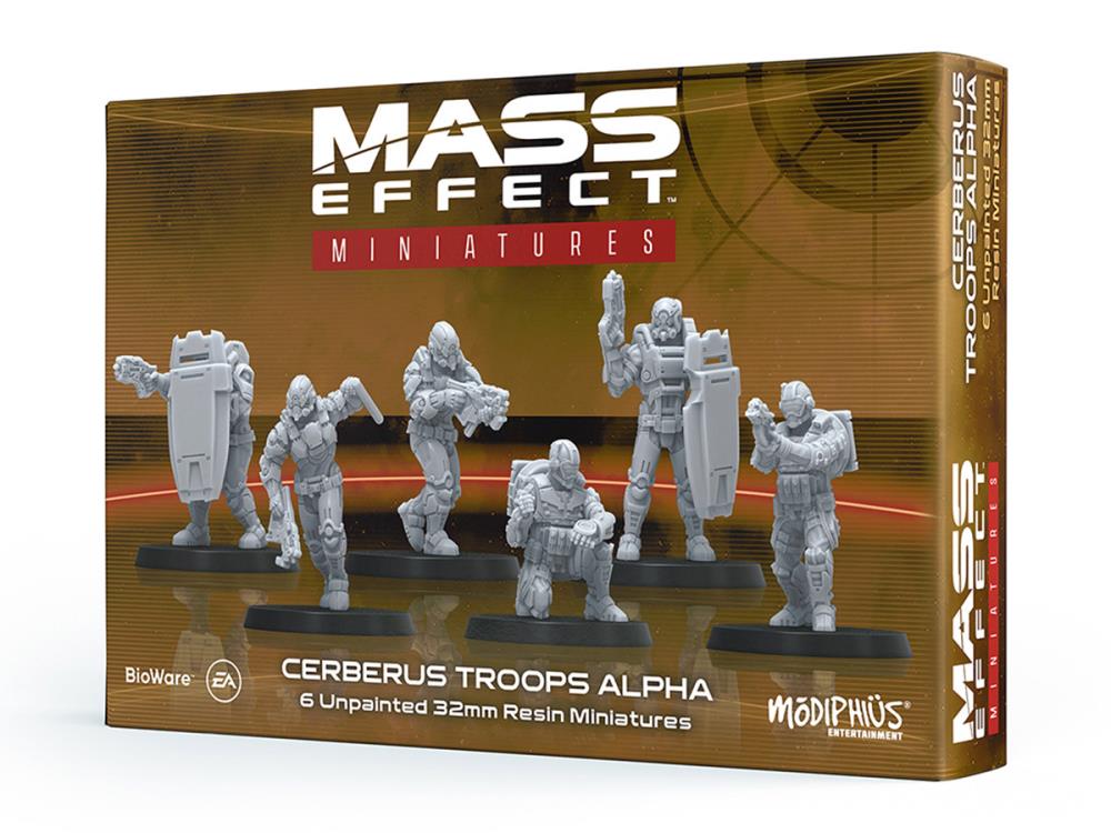 Modiphius Mass Effect: The Board Game Cerberus Troops Alpha Resin Miniatures Set - View 4