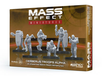 Modiphius Mass Effect: The Board Game Cerberus Troops Alpha Resin Miniatures Set - View 4