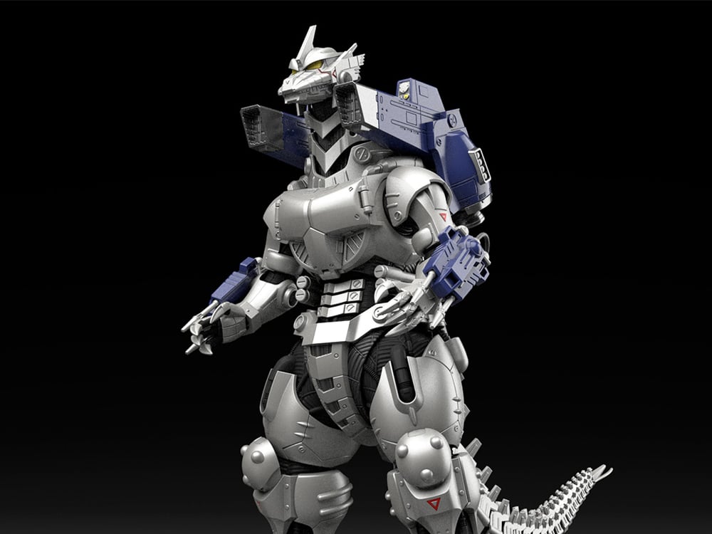 Aoshima Godzilla Against Mechagodzilla Kiryu 9.5-Inch Model Kit (Reissue) - View 2