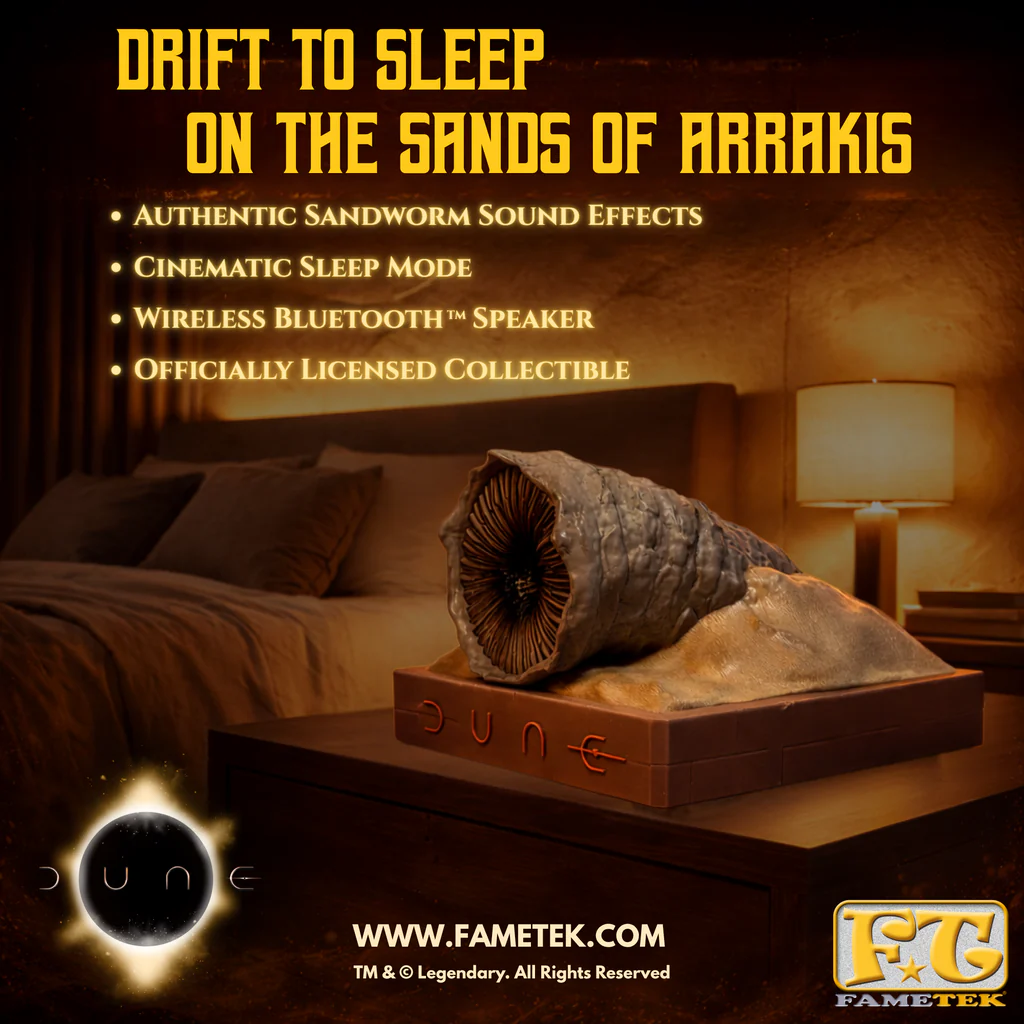 FameTek Dune Sandworm Bluetooth Speaker Collectible - View 8