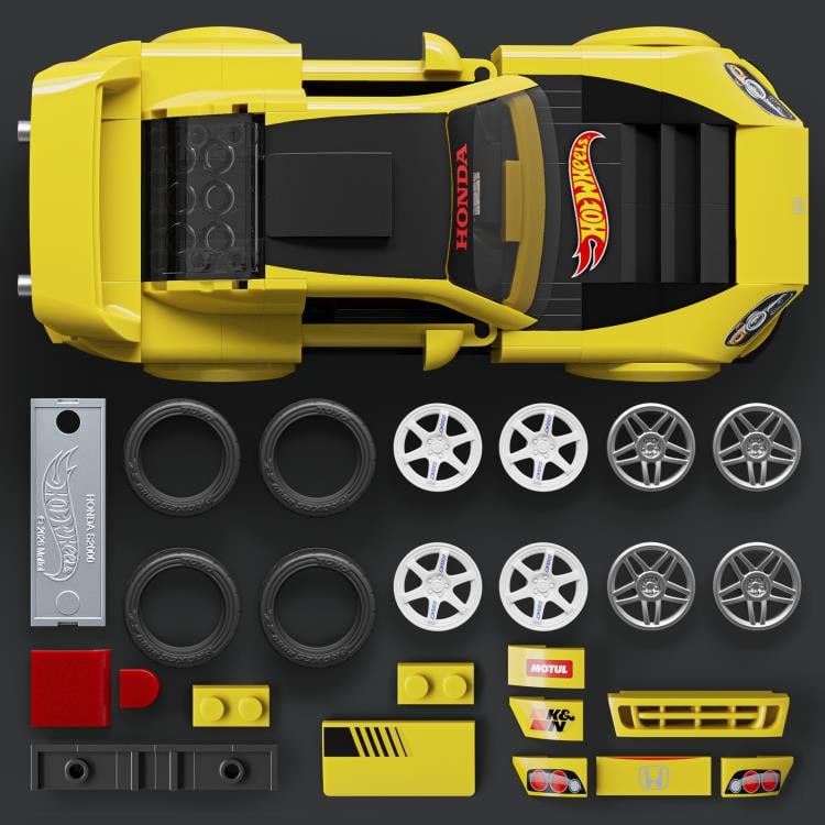Hot Wheels Speed Series Mattel Brick Shop Custom '07 Honda S2000 1/32 Scale Building Set - View 7