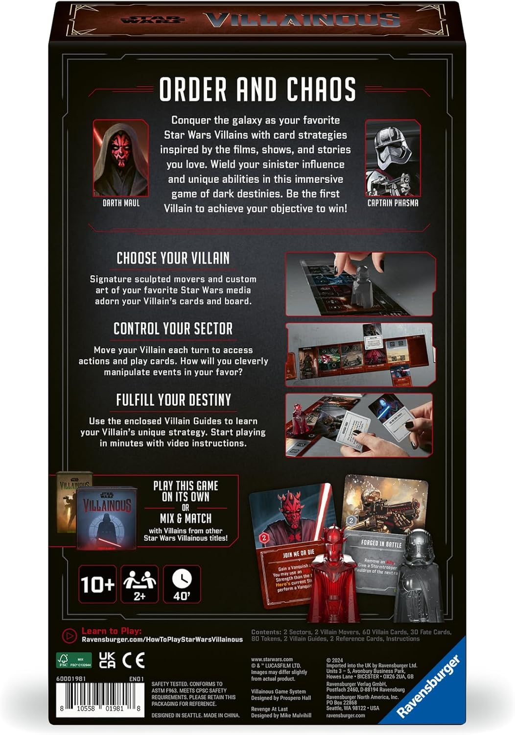 Ravensburger Villainous Star Wars Revenge at Last Tactics Strategy Board Game Expansion - View 4