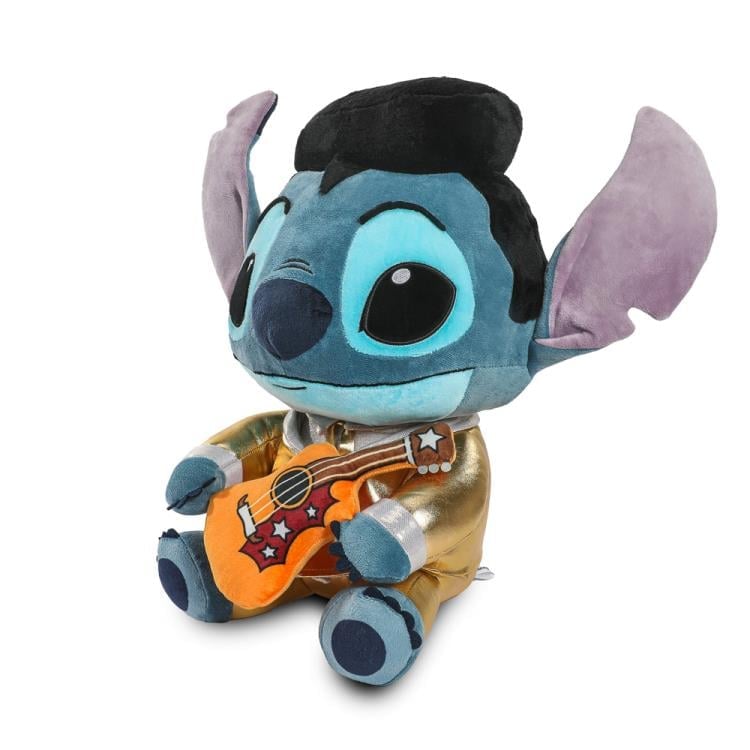 Kidrobot Lilo & Stitch HugMe Elvis Gold Suit Stitch 14-Inch Shake Action Plush - View 3