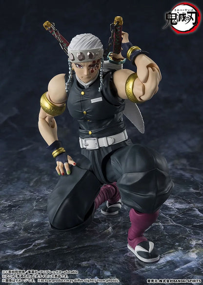 Bandai Demon Slayer: Kimetsu no Yaiba S.H.Figuarts Tengen Uzui 6.5-Inch Action Figure - View 4