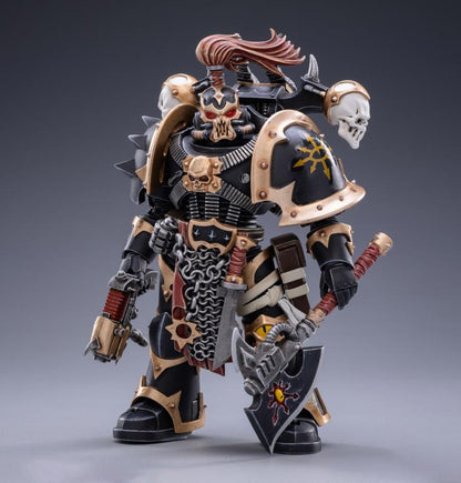 JoyToy Warhammer 40K Black Legion Brother Narghast 1/18 Scale Plastic Figure 5.5-Inch - View 3