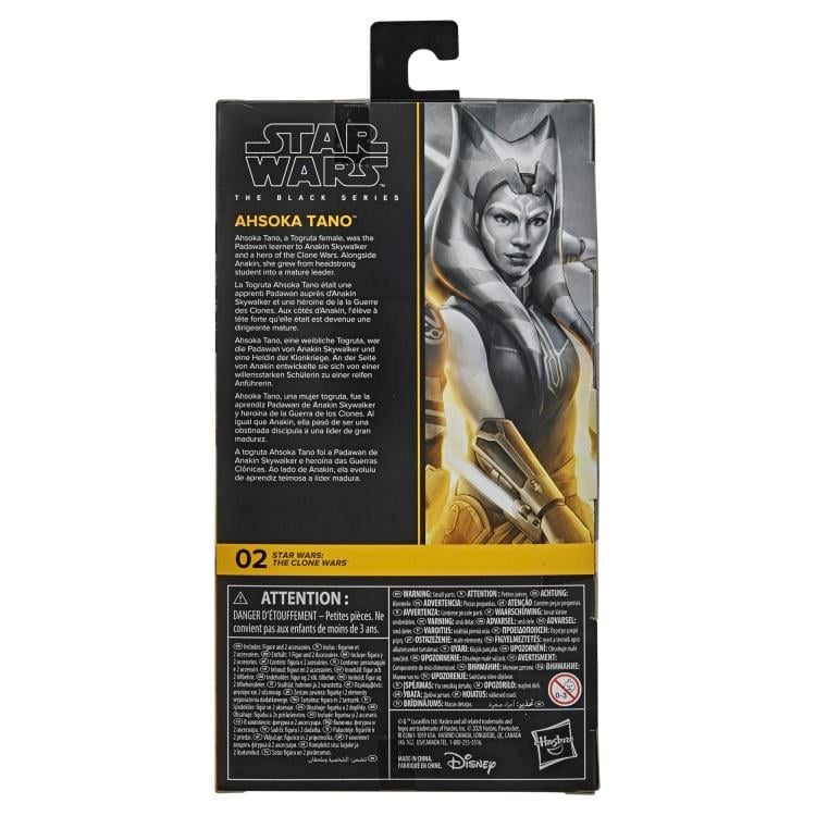 Hasbro Star Wars: The Black Series 6-Inch Ahsoka Tano The Clone Wars Plastic Action Figure - View 10