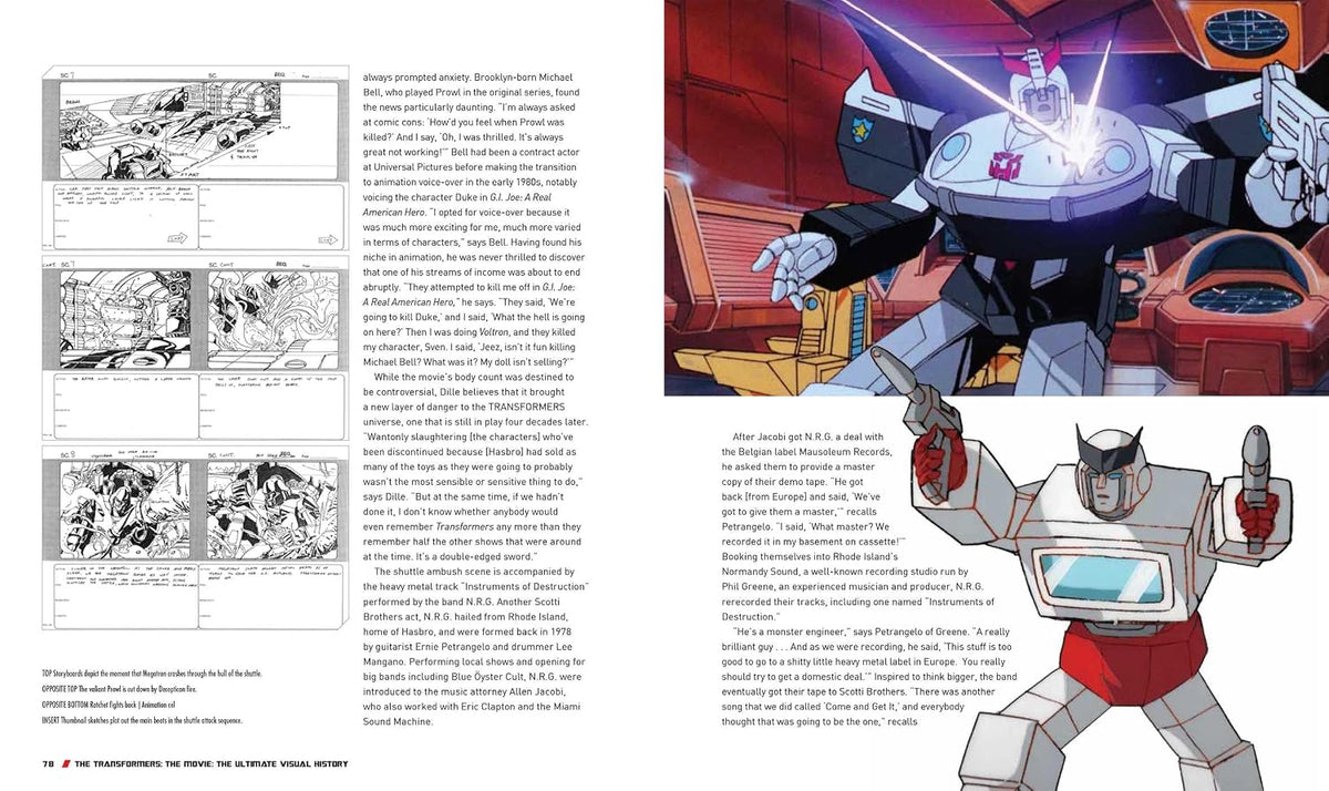 Insight Editions The Transformers: The Movie The Ultimate Visual History Book - View 6