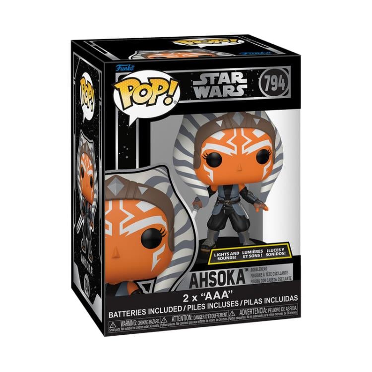 Funko Pop! Star Wars #794 Lights and Sounds Ahsoka Tano Vinyl Figure - View 4