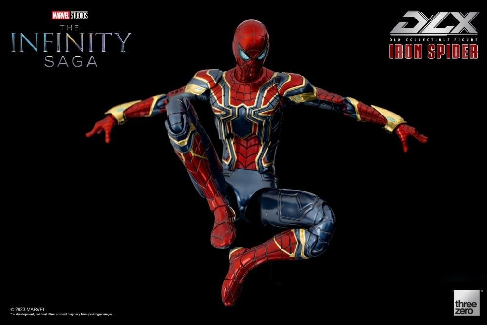 threezero Marvel Avengers: The Infinity Saga DLX Iron Spider 1/12 Scale 6.5-Inch Action Figure - View 4