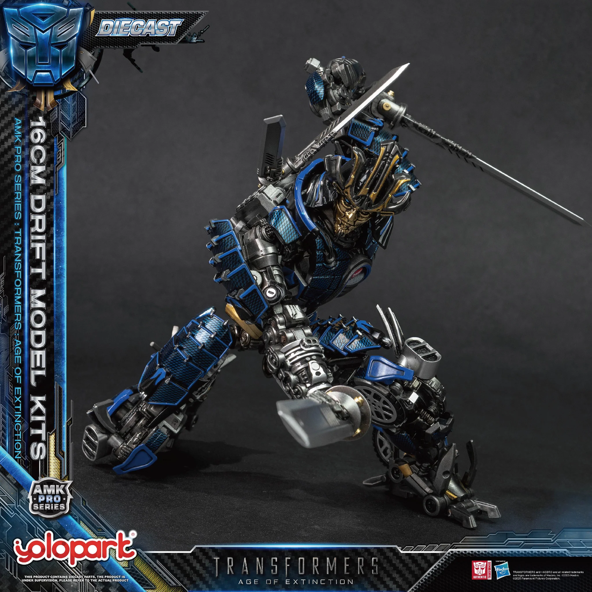 Yolopark Transformers: Age of Extinction AMK Pro Drift 6.3-Inch Model Kit - View 8