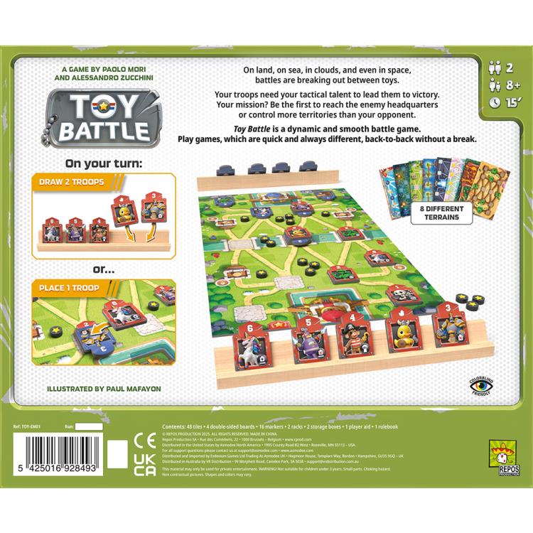 Repos Production Toy Battle Tabletop Board Game for Players - View 3