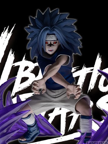 Bandai Naruto 72 Series Vibration Stars 27 Sasuke Uchiha 6-Inch Figure