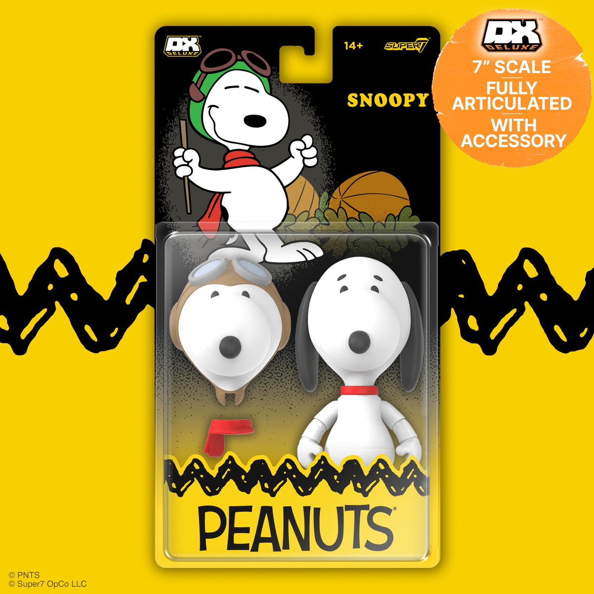 Super7 Peanuts Deluxe Snoopy Flying Ace Action Figure (4.8-Inch) - View 4