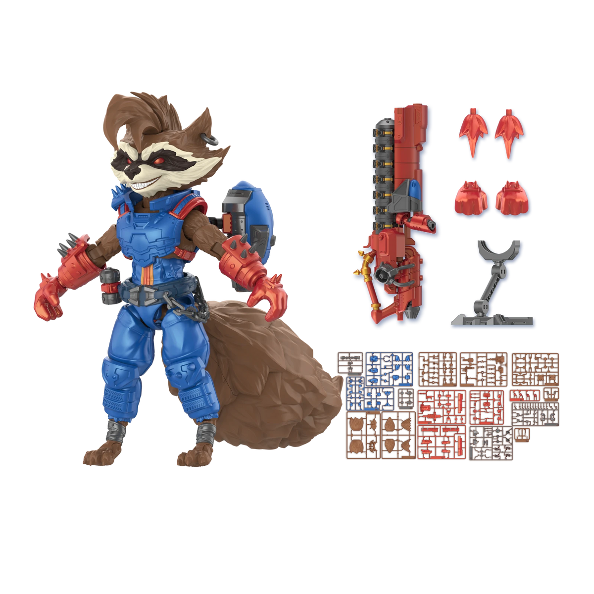 Blokees Marvel Rivals Champion Class CC08 Rocket Raccoon Model Kit, 5.5-Inch - View 8