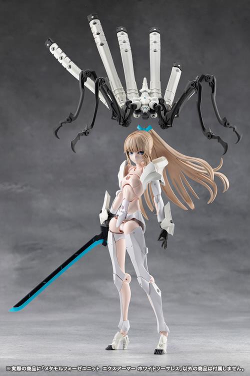 Kotobukiya Megalomaria Unlimited Universe Metamorphose Unit Exarmor White Sorceress 7-Inch Collectible - View 7