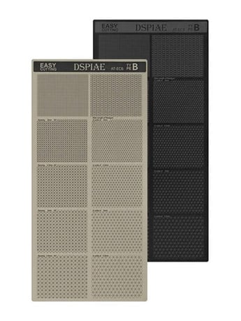 DSPIAE AT-ECB Masking Tape Cutting Mat with Polygonal Patterns for Model Painting