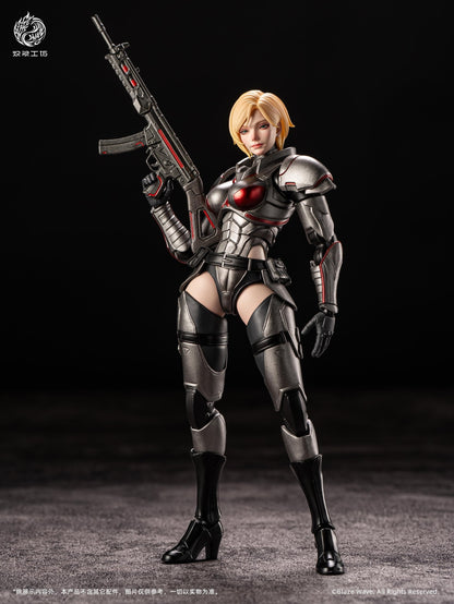 Blazing Wave Studio Valkyrie Brunhilde 1/12 Scale Action Figure 6.5-Inch - View 3